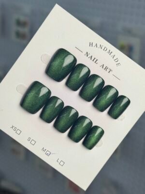 Short handmade press on nails s1