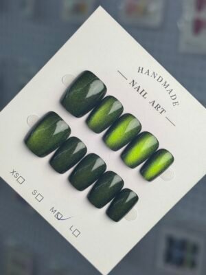 Short handmade press on nails s2