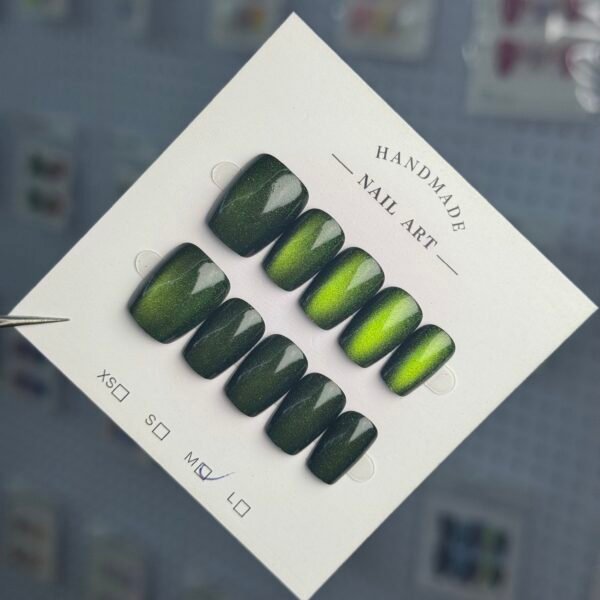 Short handmade press on nails s2